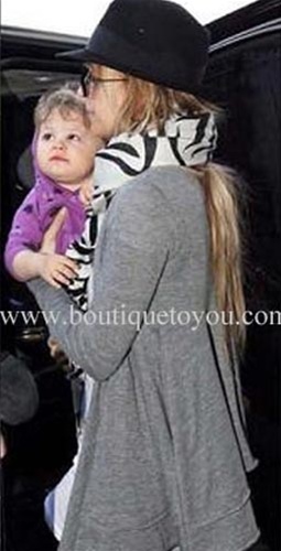 Nicole Richie Scarf tolani zebra scarf