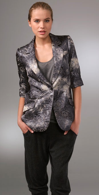 elizabeth and james james brocade blazer elizabeth and james james brocade blazer