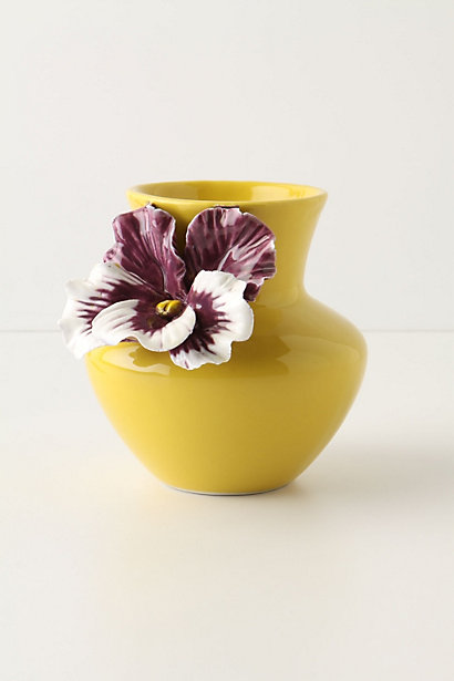 pretty pansy vase pretty pansy vase
