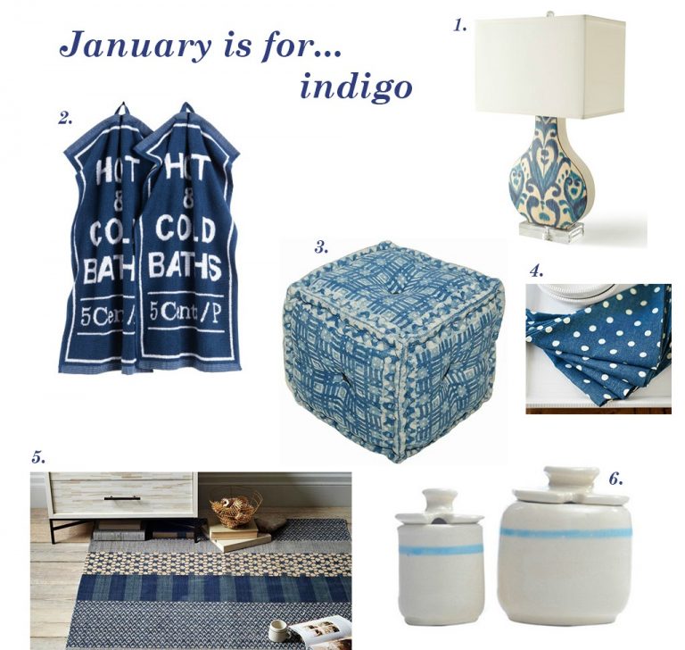 Decorating with Indigo
