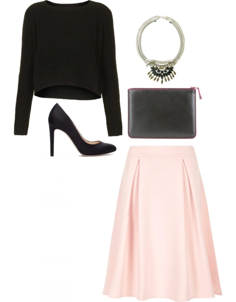 A Midi, Pastel and Statement Necklace
