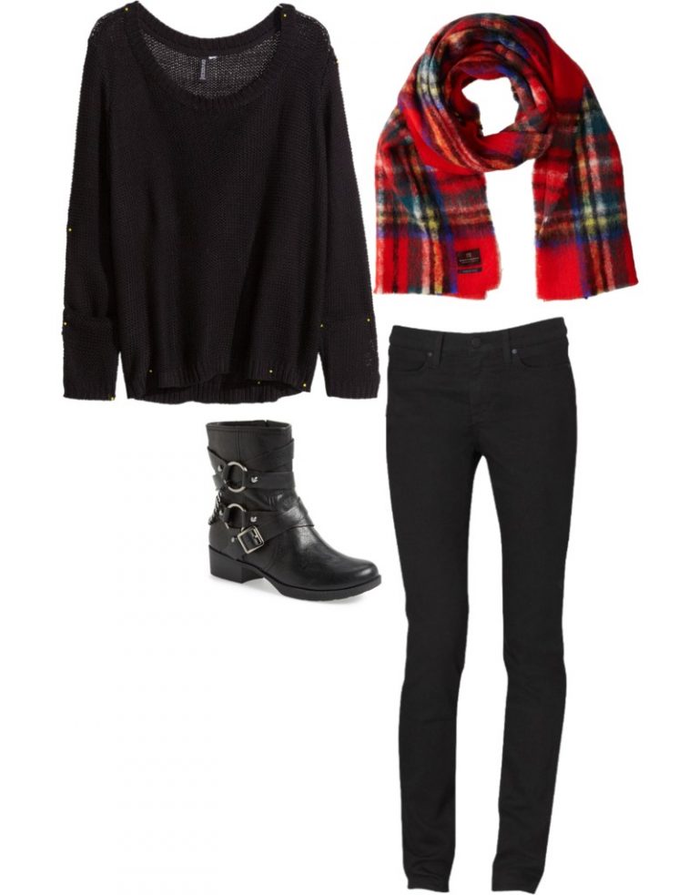Another Way to Wear an Oversized Scarf