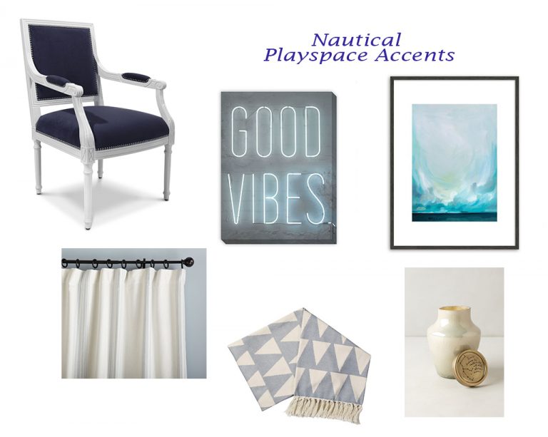 Finishing Out Our Nautical Playroom