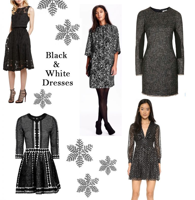 Black and White Dresses