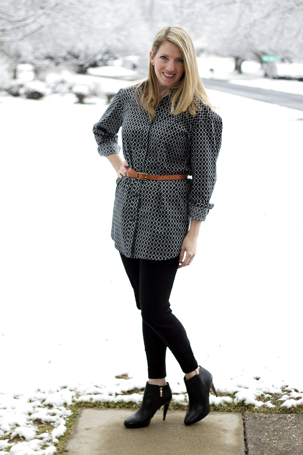 Poplin Boyfriend Tunic