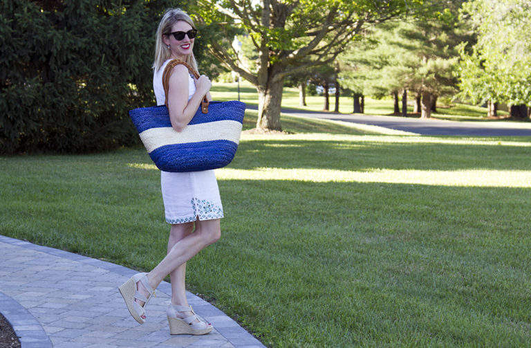 Effortless White Linen Dress