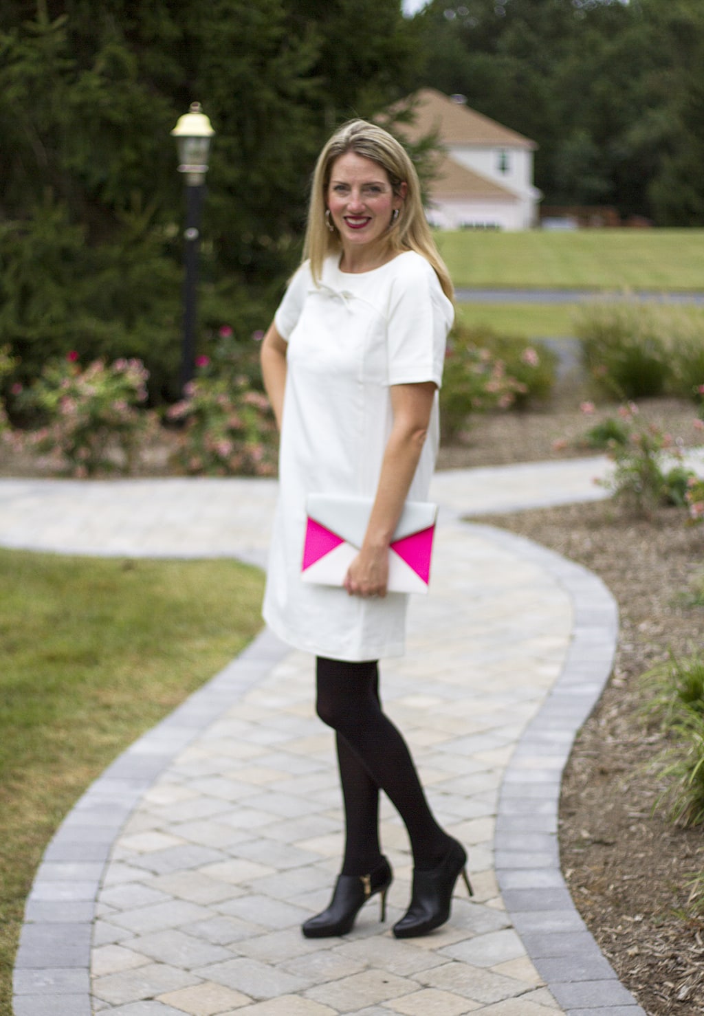 Ivory Shift Dress