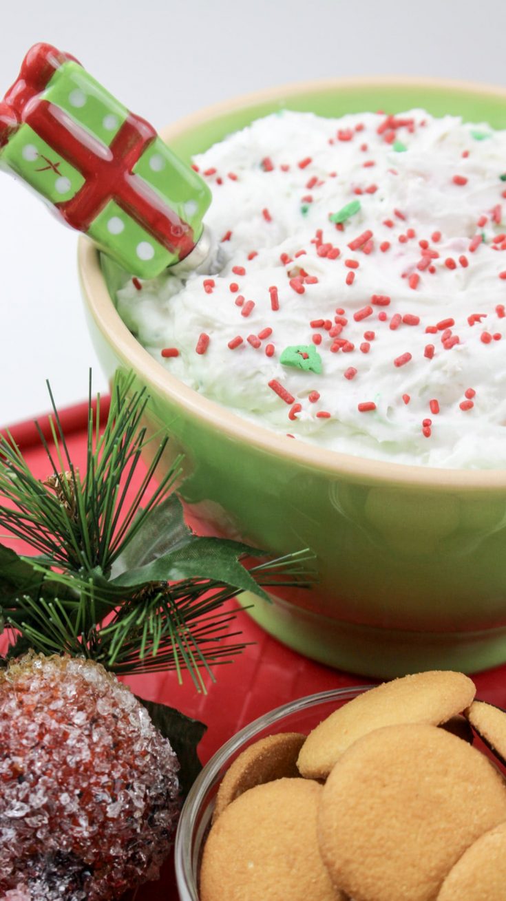 Easy Holiday Funfetti Dip
