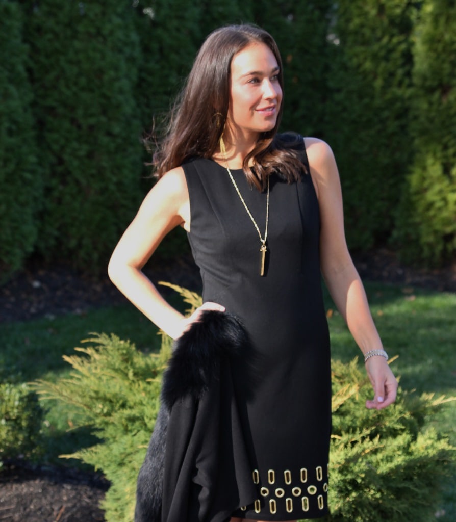 Black and Gold Dress