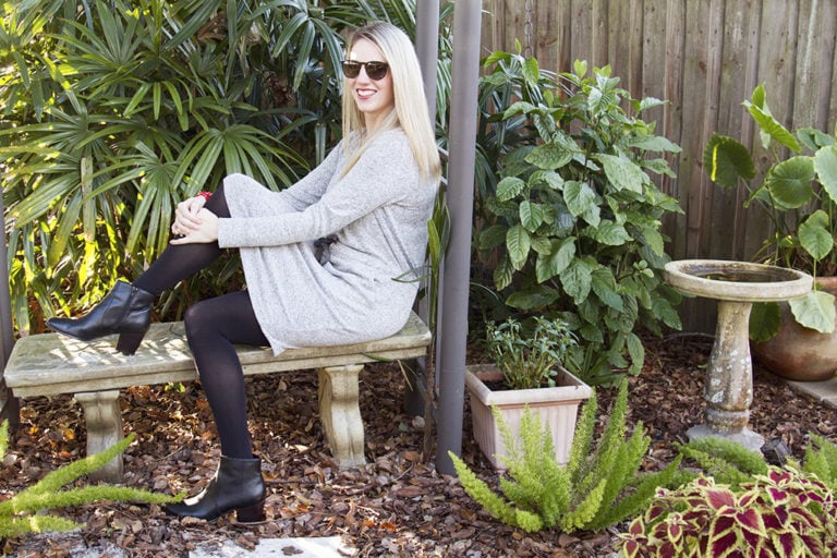 Grey Sweater Dress