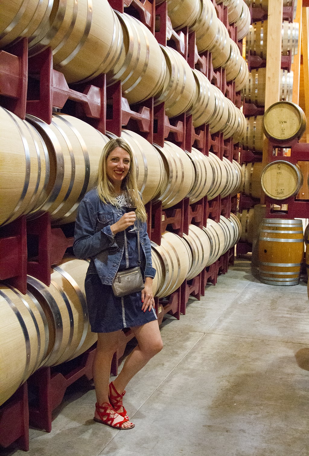 Wine barrels