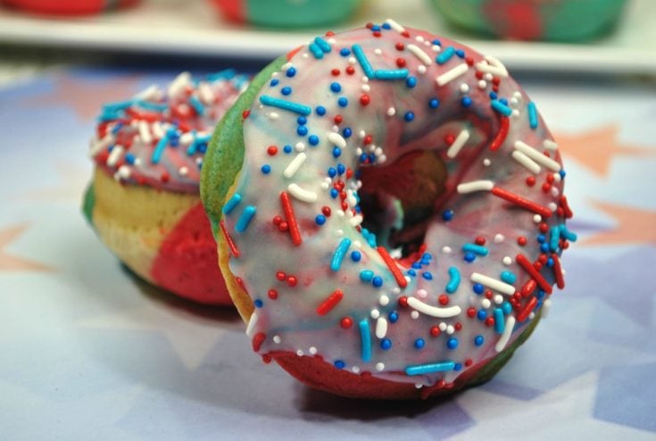 Superhero Dessert: Captain America Donuts